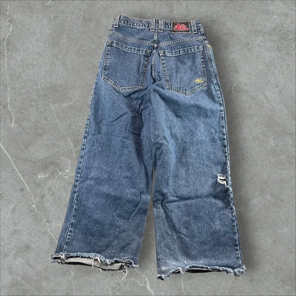 JNCO Jeans Funky Basics Men 32x32 Blue Wide Leg Baggy 90s Vintage Skater Denim